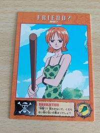One Piece Carddass Masters Nami 2000 Bandai Amada