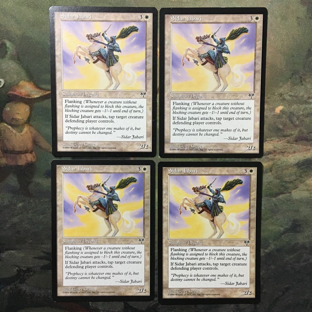MTG Magic Gathering Card Lot MIR Sider Jabari Set 4