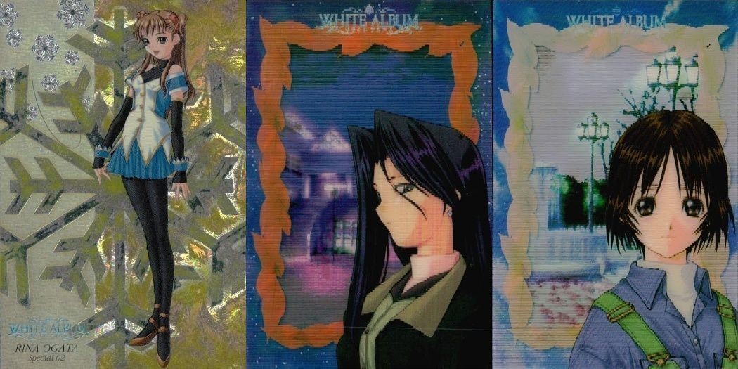 カード Leaf WHITEALBUM ホワイトアルバム SP 篠塚 弥生 澤倉 美咲 まとめ 3D チェンジング fksi 1024