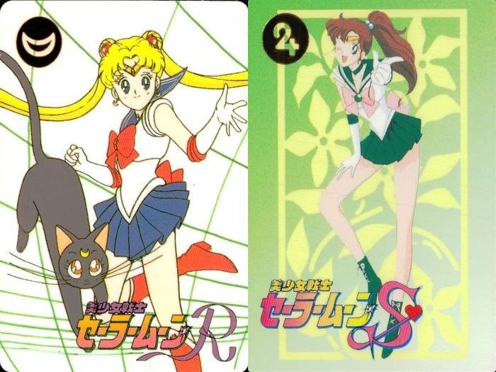 セーラームーン カード 森永 まとめ ルナ 木野 まこと モリナガ morinaga