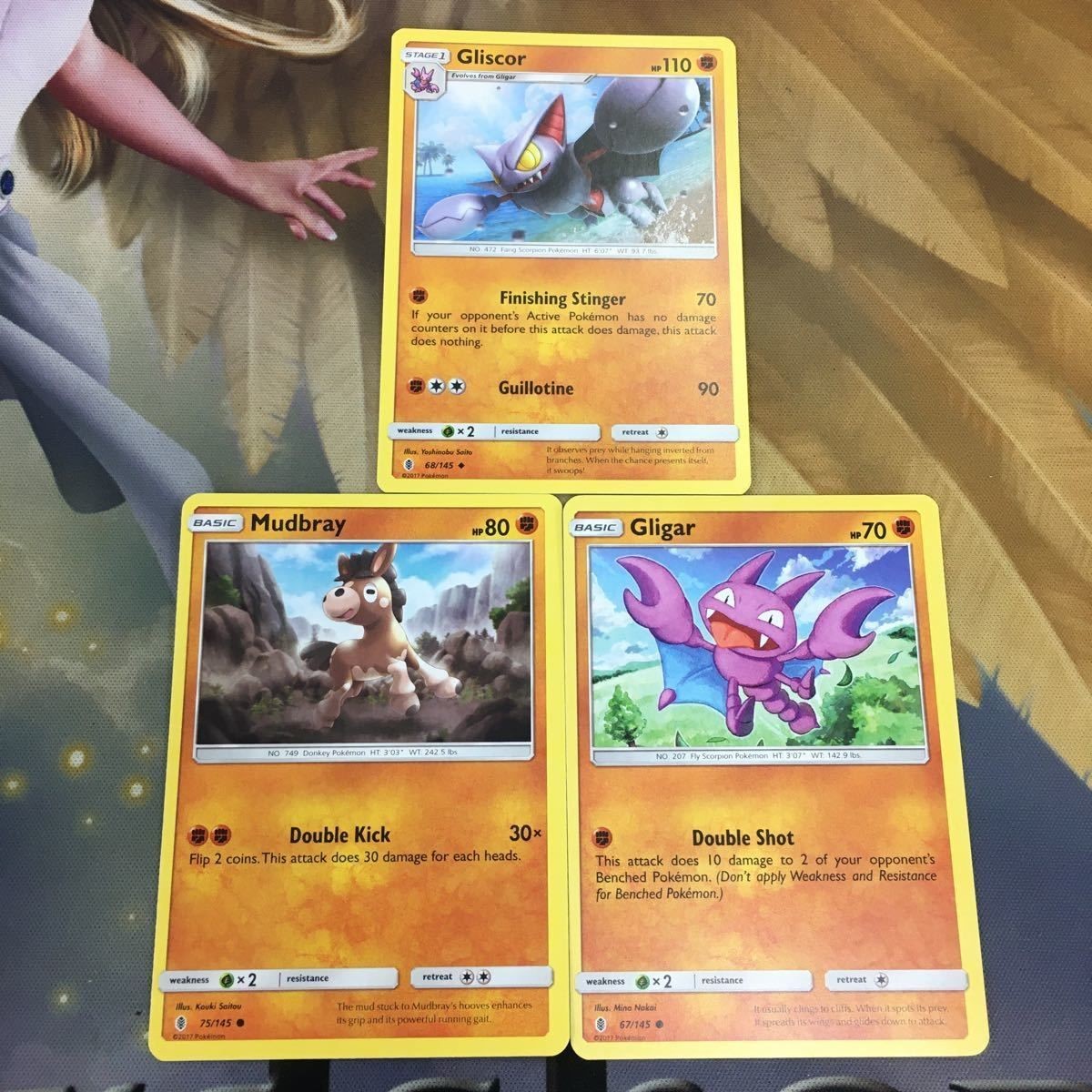 ポケモンカード 旧裏面 英語 海外版 3枚 グライオン ドロバンコ グライガー 18