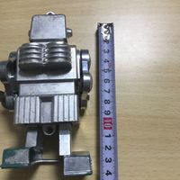 送料無料 ロボット ゼンマイ 日本製 レトロ ビンテージ ポリ製？ プラスチック？ 0120 ｊ2-1 サムネイル 4