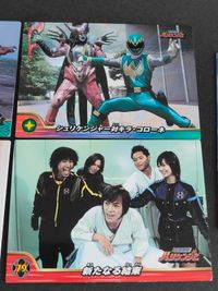 aca270 忍風戦隊ハリケンジャー セイカノート カード 椎名鷹介／ハリケンレッド：塩谷瞬 野乃七海／ハリケンブルー：長澤奈央 尾藤吼太／ハリケンイエロー：山本康平 霞一甲／カブトライジャー：白川裕二郎 霞一鍬／クワガライジャー：姜暢雄 79 サムネイル 2