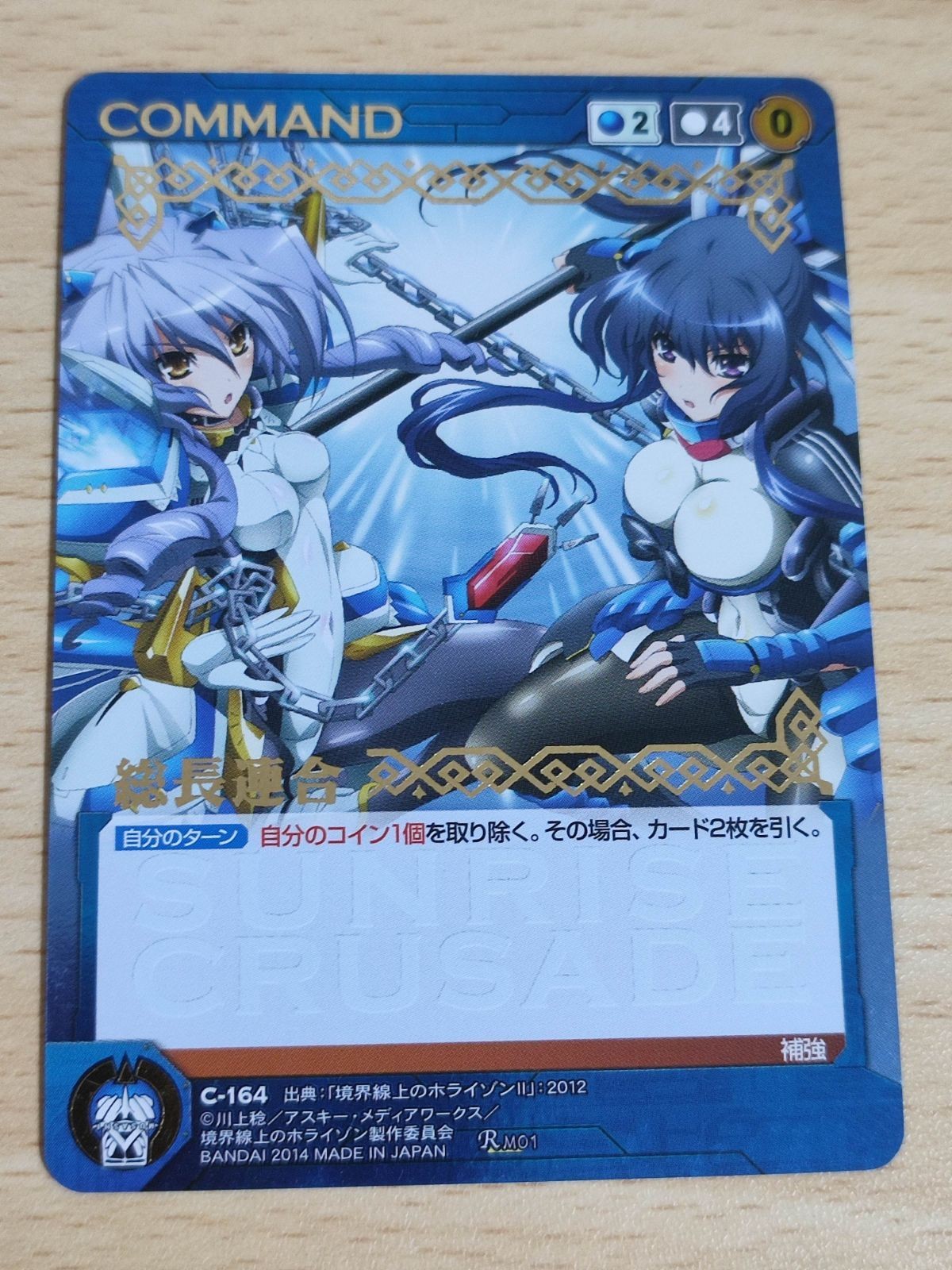 総長連合 カード 境界線のホライゾン クルセイド R M01