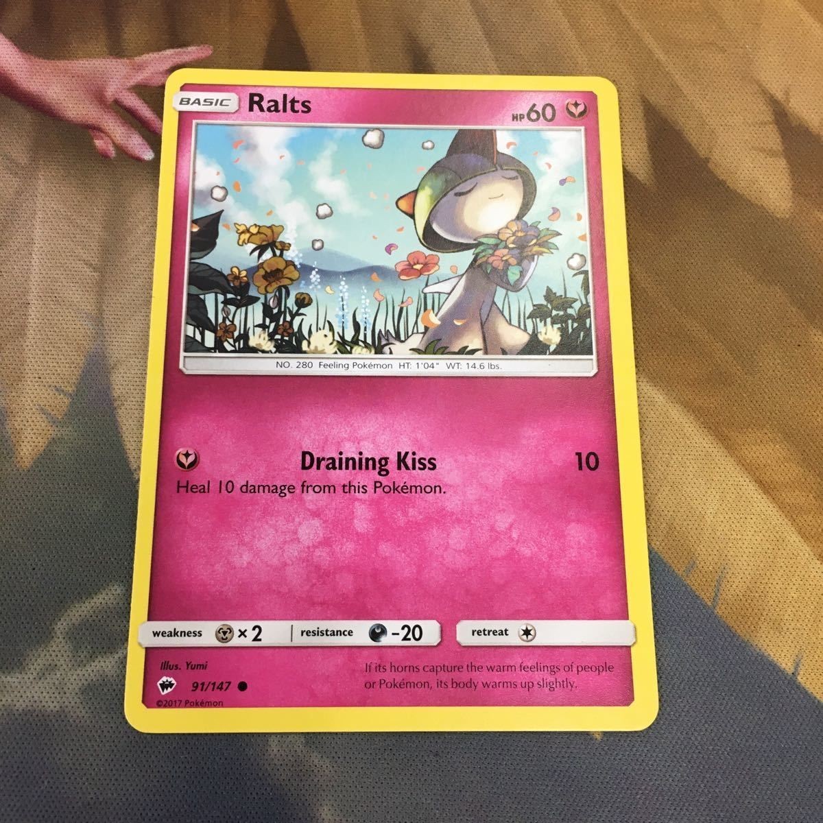 ポケモンカード 旧裏面 海外 英語版 1枚 ラルトス 34