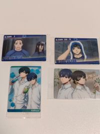 Blue Lock Wafers Isagi Itoshi Karasu Card Set