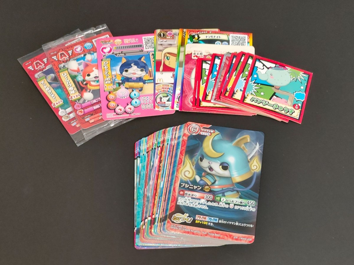 妖怪ウォッチ カード まとめ ブシニャン レジェンド とりつきカードバトル STR Bジバニャン Bコマさん YWP-035 オロチ