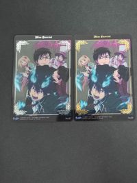 青の祓魔師 エクソシスト 青エク カード まとめ 奥村 雪男 燐 クリアカード 銀箔 金箔 サムネイル 1