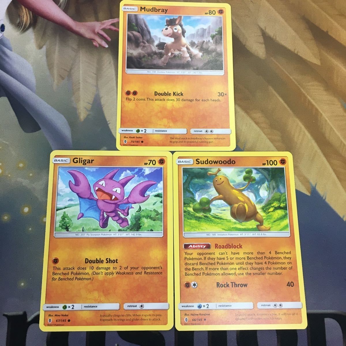 ポケモンカード 旧裏面 英語 海外版 3枚 ドロバンコ グライガー ウソッキー 37
