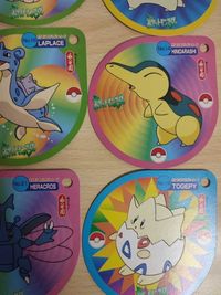永谷園 ポケモン BIG ハイパーカード ミュウ エレキッド トゲピー ラプラス チコリータ ニャース y022 k1-1 サムネイル 4