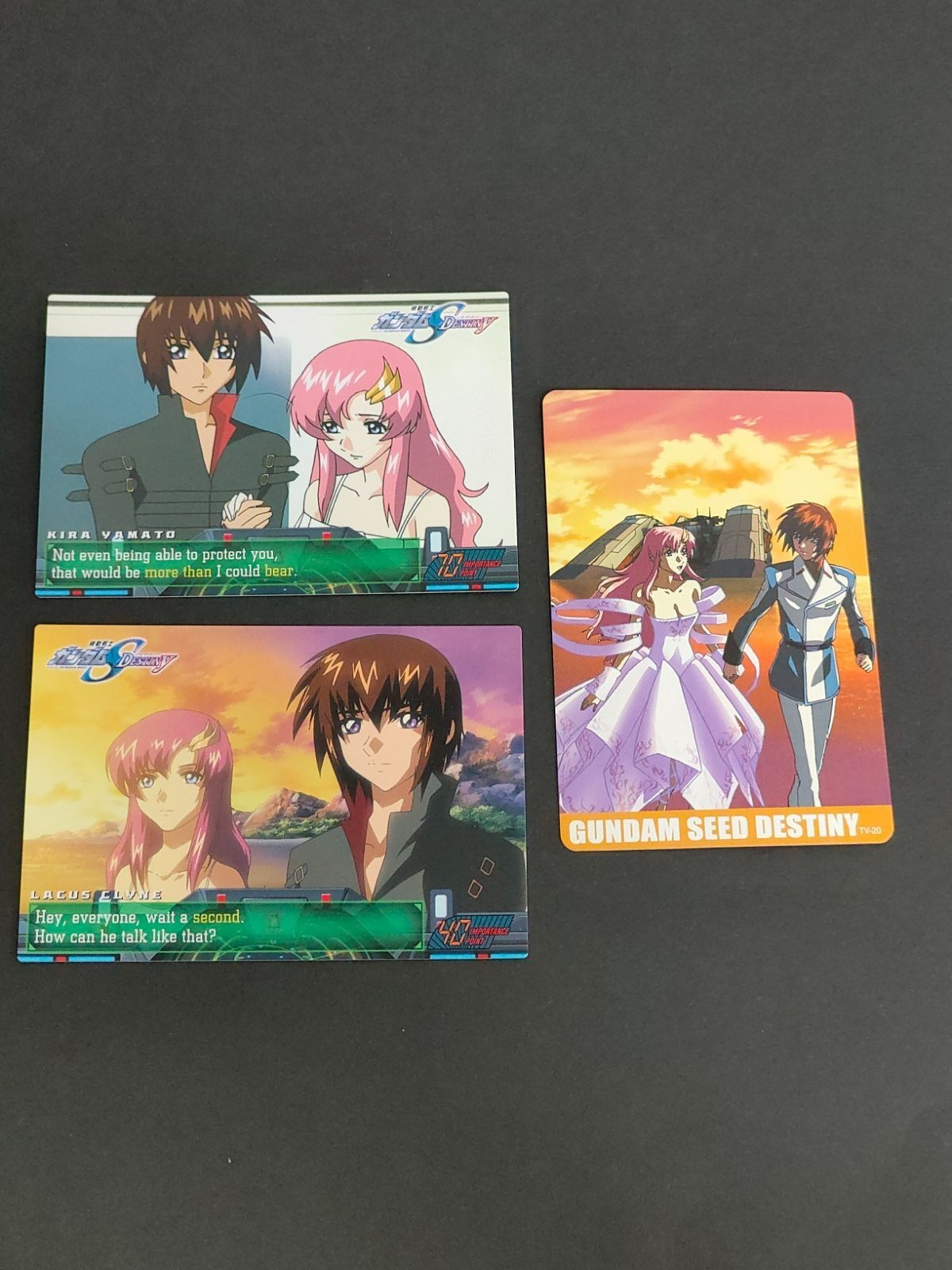 ガンダムSEED DESTINY コンプリートカード キラ・ヤマト&ラクス・クライン キララク ラクス キラ キャラ単 カード まとめ
