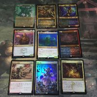 多色 マルチ 優良 Foil 直近高騰カード 被り無しコレクション 9枚 MTG まとめ 時の一掃 悪虐な富 アイヴィー 千年嵐
