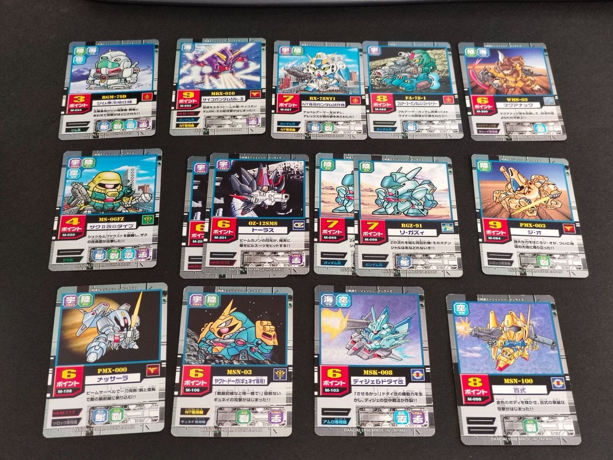 SDガンダム モビルパワーズ カード まとめ 百式 M-098 ディジェ&ドダイ改 M-103