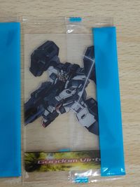 ガンダムoo ダブルオー 00 ダブルオーガンダム 未開封 森永 クリアカード カード ウエハース ガンダムヴァーチェ ティエレン高機動型 サムネイル 2