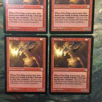 MTG マジックザギャザリング カード まとめ POR 炎のインプ/Fire Inp 4枚セット 105 サムネイル 2