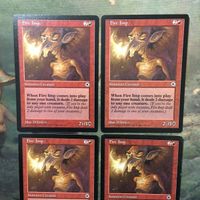 MTG マジックザギャザリング カード まとめ POR 炎のインプ/Fire Inp 4枚セット 105 サムネイル 3