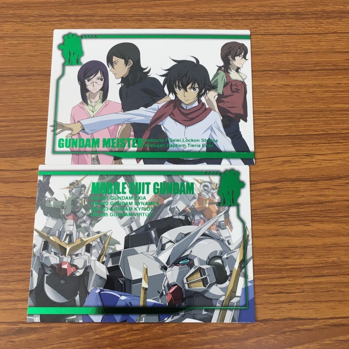 ガンダム ダブルオー カード ダス マスターズ カード まとめ 箔押し 刹那 アレルヤ ティエリア ロックオン 3