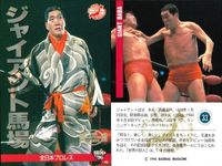 カード プロレス まとめ 志賀 悟 垣原 賢人 岡本 衛 エル 侍 菊地 毅 ジャイアント 馬場 飯塚 高史 BBM 96 サムネイル 2