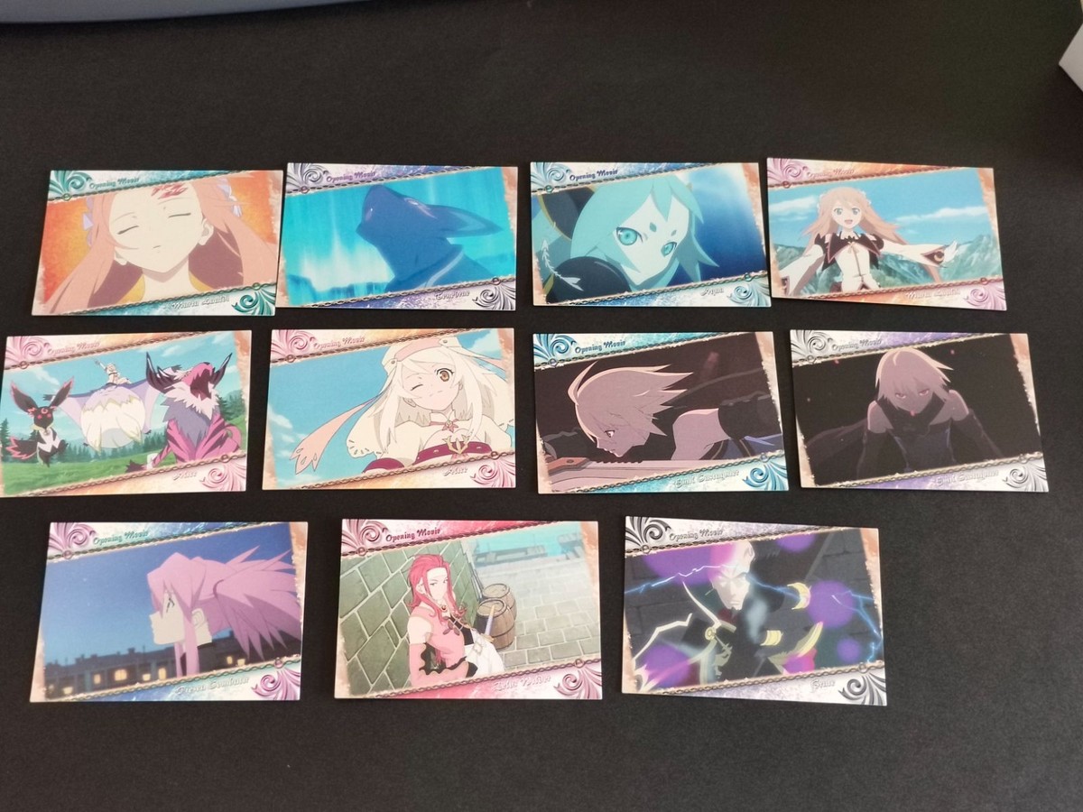 テイルズオブシンフォニア ラタトスクの騎士 カード 01 03 04 05 06 08 12 13 14 17 19