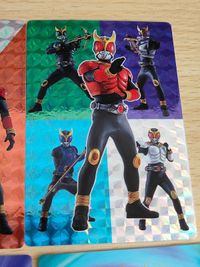 Kamen Rider Kuuga Ryuki Prism Card Set 1-17 Complete サムネイル 2