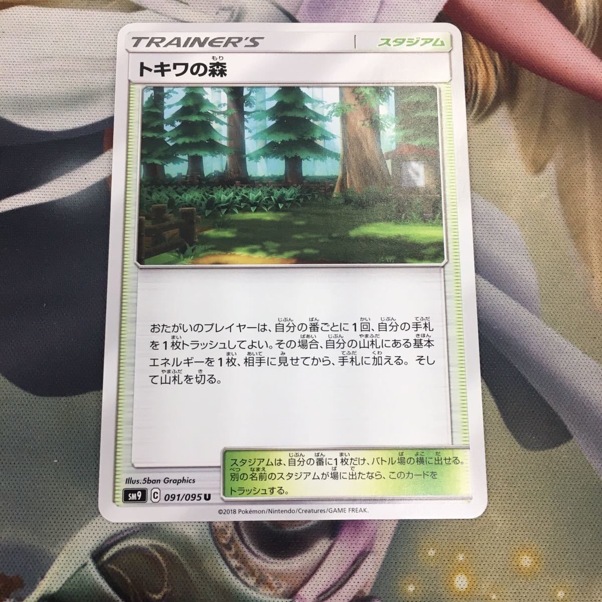 ポケモンカード 新裏面 1枚 トキワの森 トレーナーカード 30