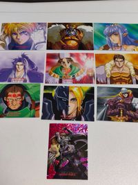 Sega Freaks Dragon Force Card Lot Wayne Tiris Leon