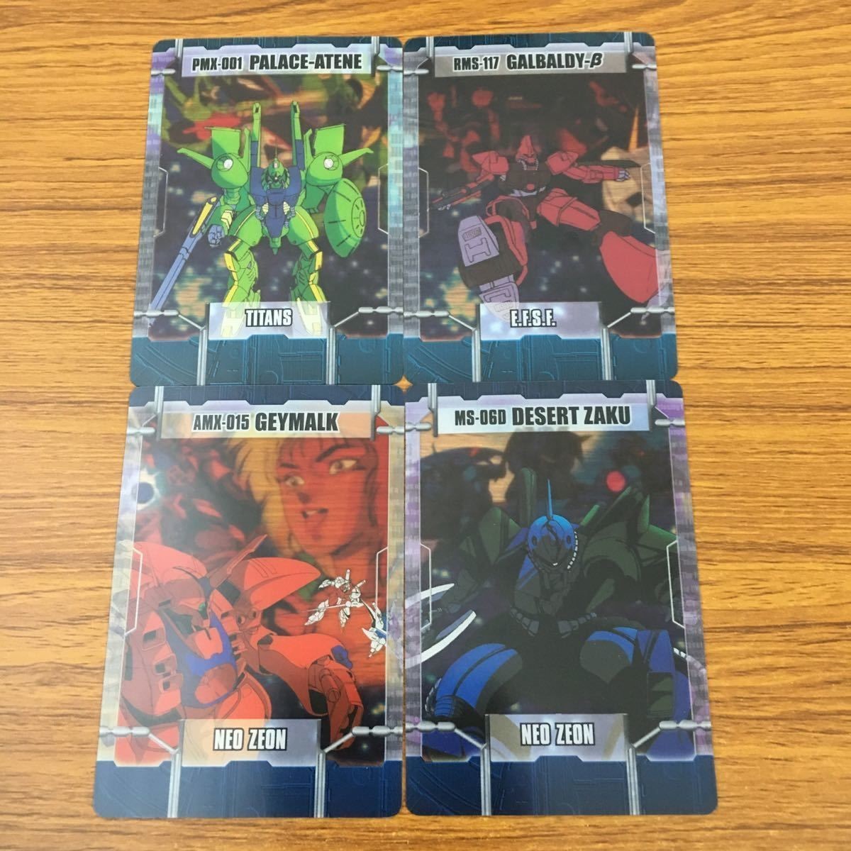 クリア カード トレカ まとめ ガンダム ガルバルディ バラス アテネ ディザート ザク ゲーマルク 5