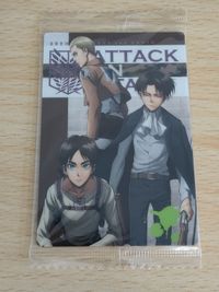 進撃の巨人 エレン リヴァイ エルヴィン カード ウエハース 未開封 なか卯 サムネイル 2