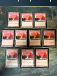 MTG Magic Mountain Urza's Saga Basic Land Lot JP