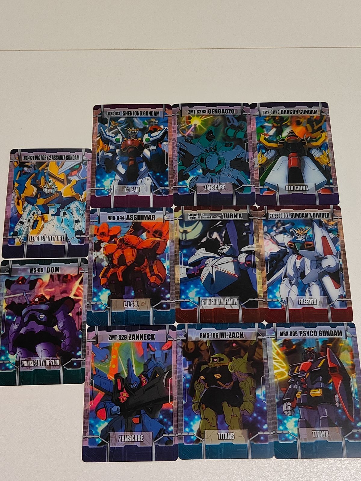 Gundam Wafer Card Assault Gundam X Shenlong