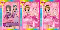 カード アイプリ ひみつのアイプリ カード まとめ ラブandベリーコラボ キャンディテーラード ひまり クラシックバイオレット つむぎ 美少女 着せ替え サムネイル 1