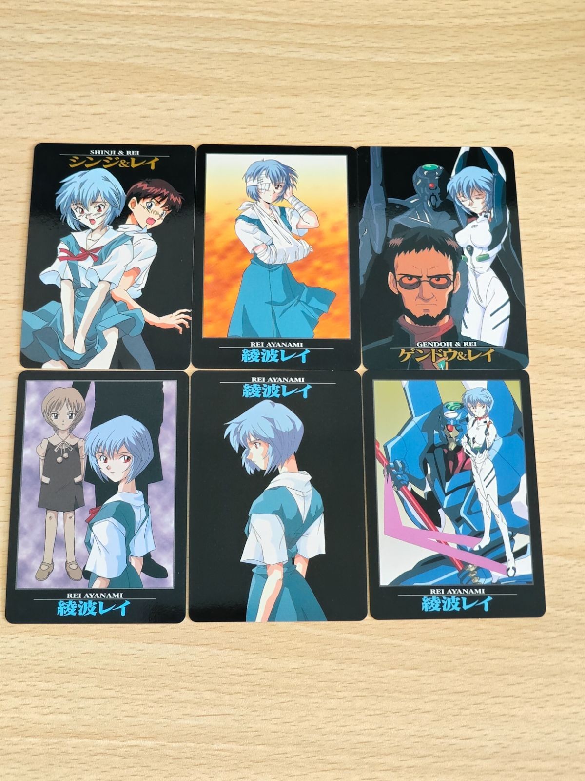 Evangelion Carddass Rei Ayanami 08 11 19 41 48 55 Set