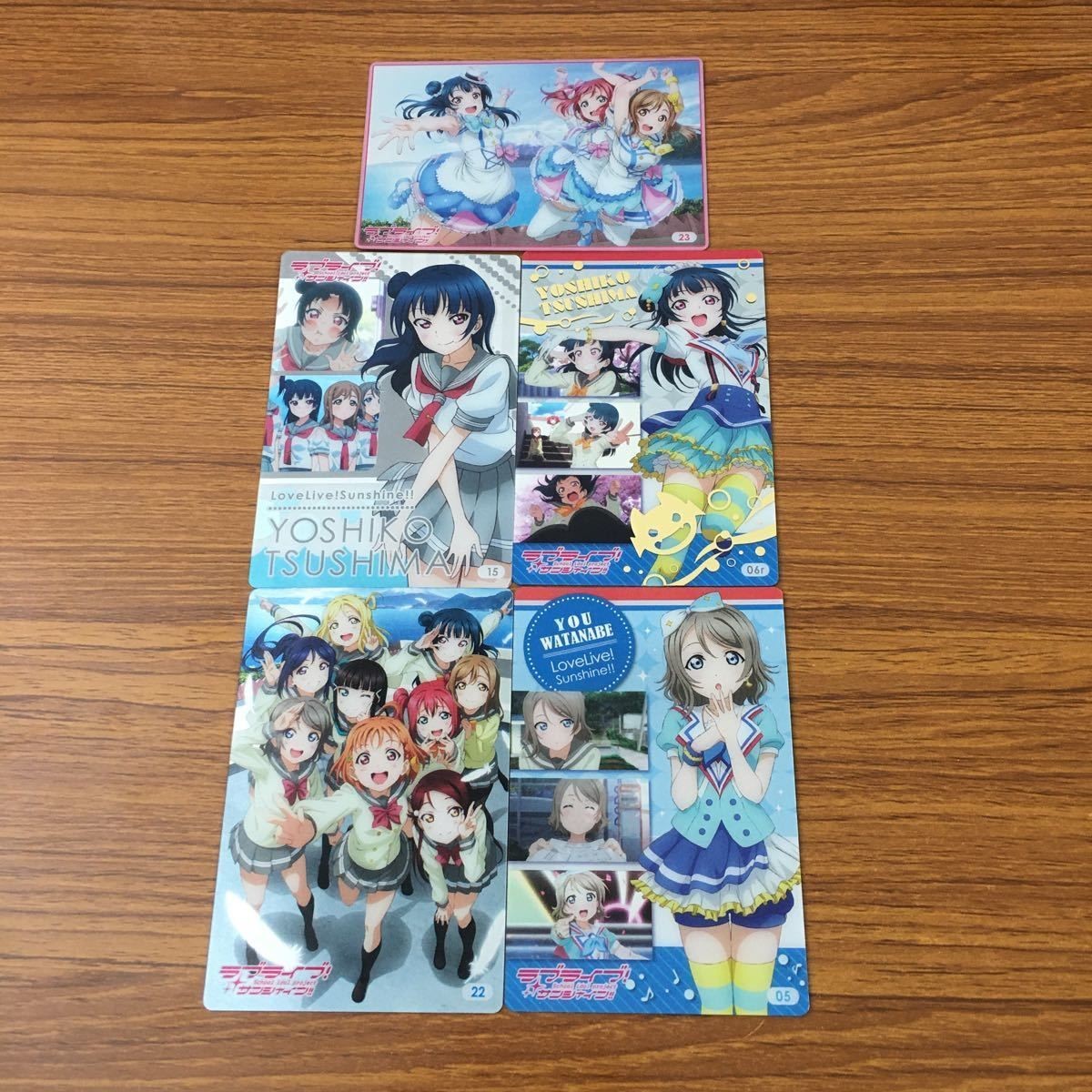 カード トレカ まとめ ラブライブ 津島 善子 渡辺 曜 黒崎 ルビィ 国木田 花丸 箔押し レア キラ 3