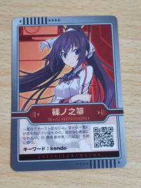 IS2 インフィニット・ストラトス２ トレーディングカード 非売品カード インフィニットストラトス カード 篠ノ之箒
