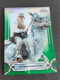 50枚限定 The Frozen Wasteland 16/50 スターウォーズ TOPPS カード クロミウム FOIL ハン・ソロ