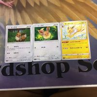 ポケモンカード 新裏面 3枚 イーブイ サンダース シャワーズ 23 19 15 24 サムネイル 2