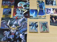 Mobile Suit Gundam Z ZZ W Carddass Card Lot