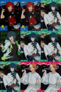 カード まとめ あんさんぶるスターズ あんスタ クリア 鬼龍紅郎 青葉つむぎ 仁兎なずな No.561 538 539 サムネイル 1