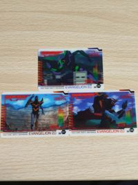 Neon Genesis Evangelion Wafer 3D Unit-01 Japanese Card
