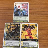 レンジャーズストライク カード まとめ 忍者戦隊 カクレンジャー ニンジャレッド ニンジャブラック 文字レア 47 サムネイル 1