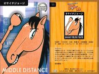 カード まとめ 馬なり1ハロン劇場 シアター ニホンピロウイナー サクラチトセオー カミノクレッセ 
オサイチジョージ マヤノトップガン ライスシャワー 
タマモクロス ミホシンザン サクラキャンドル 競馬 馬 よしだみほ サムネイル 5