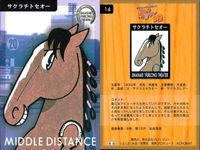 カード まとめ 馬なり1ハロン劇場 シアター ニホンピロウイナー サクラチトセオー カミノクレッセ 
オサイチジョージ マヤノトップガン ライスシャワー 
タマモクロス ミホシンザン サクラキャンドル 競馬 馬 よしだみほ サムネイル 3
