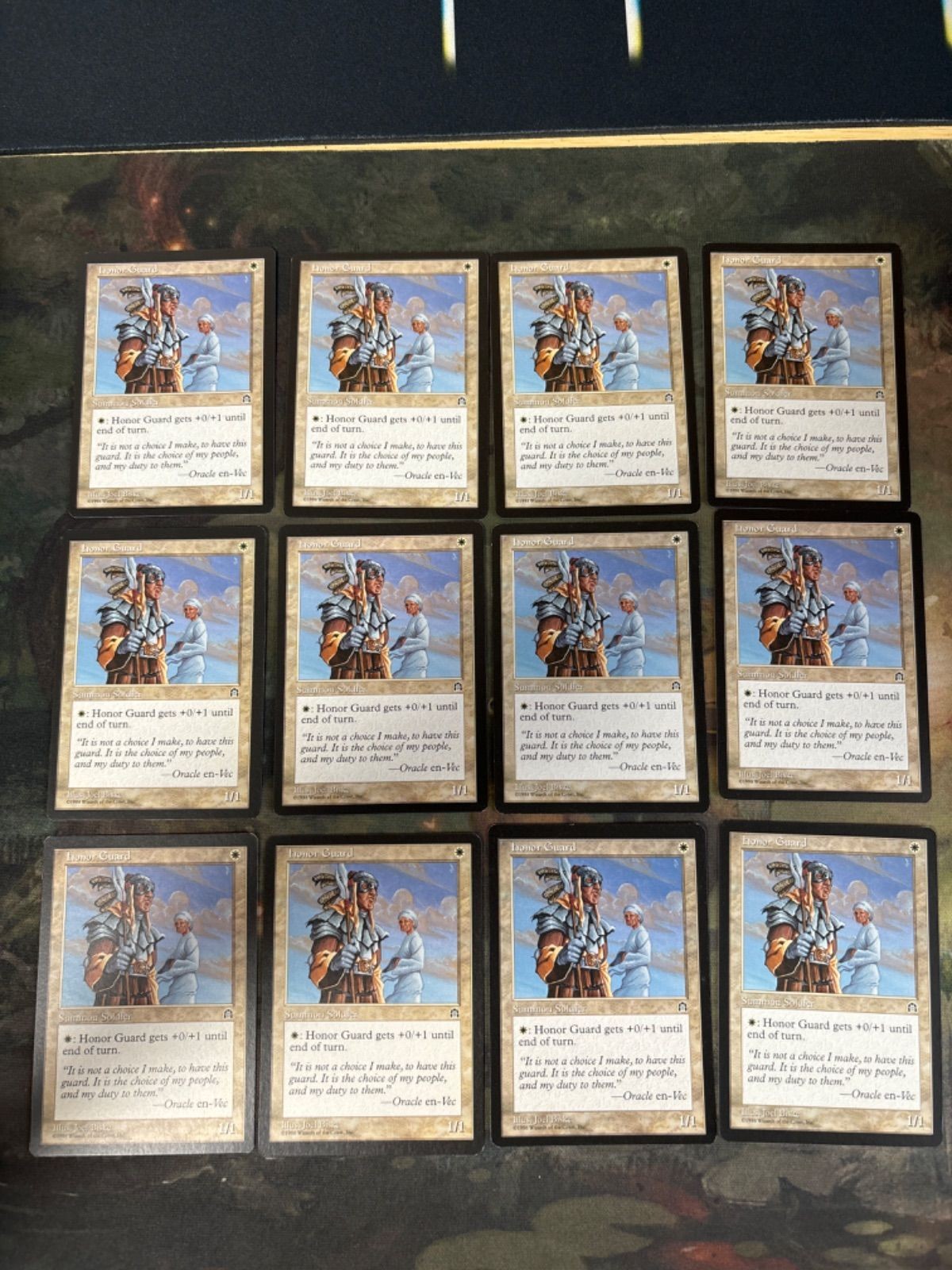儀仗兵/Honor Guard 12枚 型番統一 旧枠 まとめ 英語版 EN MTG