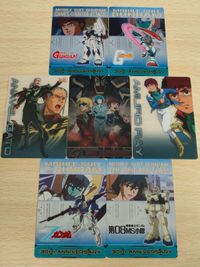 ガンダム総集編 30thアニバーサリー ウェファーチョコ 森永 ウエハース 3001-001-001：アムロ・レイ 3001-002-002：アナベル・ガトー 逆襲のシャア クリアカード サムネイル 1