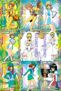 Cutey Honey F Carddass Bandai Card Lot 9 Types
