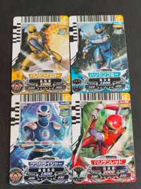 スーパー戦隊 ダイスオー EX DX カード まとめ ハリケンジャー ハリケンブルー ハリケンイエロー クワガライジャー ハリケンレッド サムネイル 1