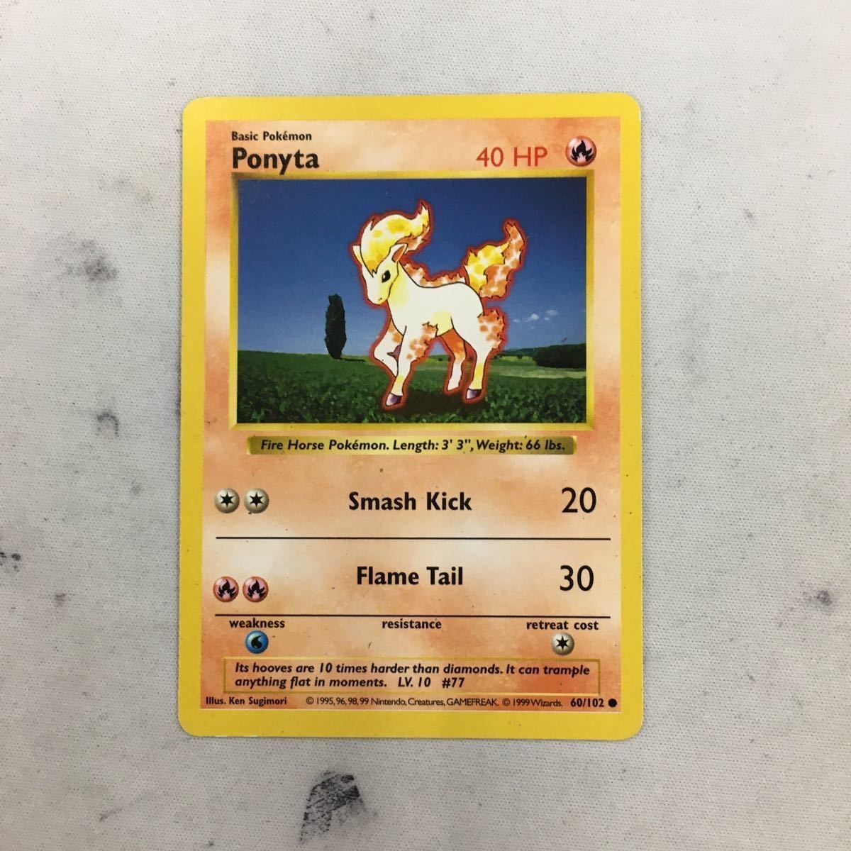 ポケモンカード 旧裏面 海外 英語版 ポニータ 17