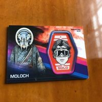 Star Wars MOLOCH SOLO Topps Patch Rare Card