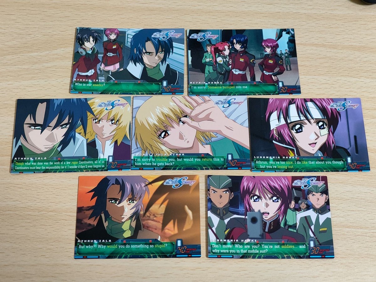 Mobile Suit Gundam SEED DESTINY Card Athrun Cagalli Shin Asuka