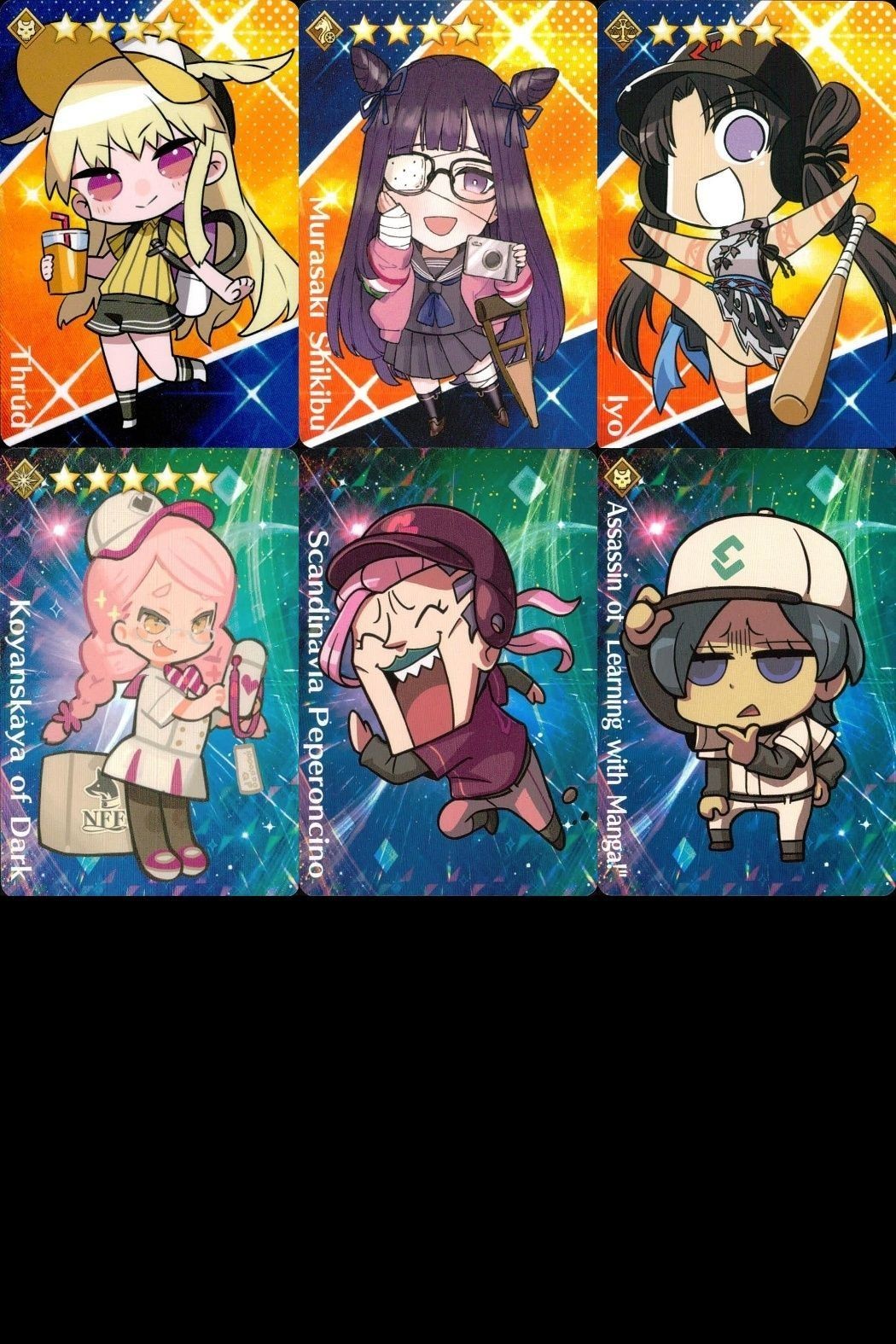 カード Fate FGO グレイルリーグ 野球 まとめ スルーズ 紫式部 何も出力されません 闇のコヤンスカヤ スカンジナビア・ペペロンチーノ マンガで分かるアサシン コレクション ap304 o14
